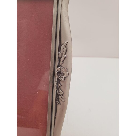 pewter picture frame, freestanding picture frame/zinn seagull. fine pewter. - Picture 3 of 10